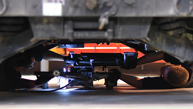 Maintaining the wheels on the ground